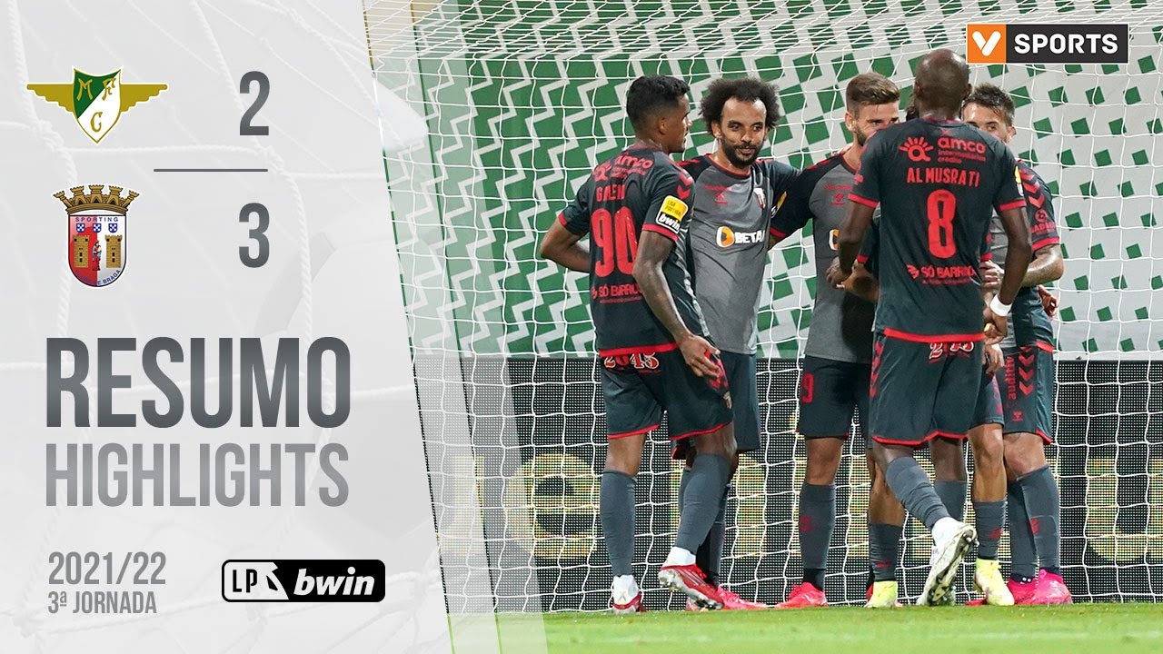 Highlights | Resumo: Moreirense 2-3 SC Braga (Liga 21/22 #3)