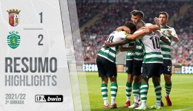 Highlights | Resumo: SC Braga 1-2 Sporting (Liga 21/22 #2)