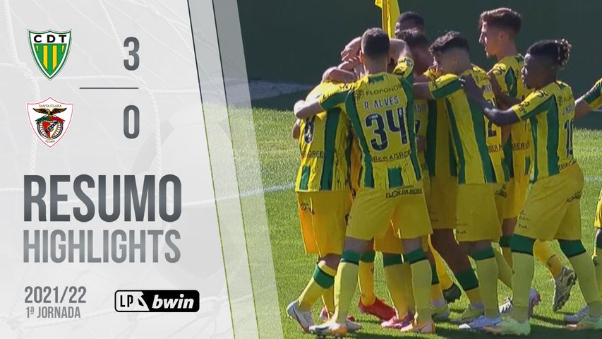 Highlights | Resumo: Tondela 3-0 Santa Clara (Liga 21/22 #1)