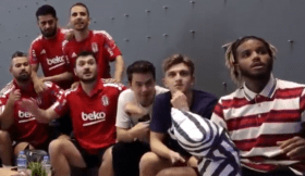 Vídeo: A curiosa reação de Rosier quando viu que o Besiktas ficou no grupo do Sporting