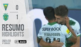 Highlights | Resumo: Estoril Praia 0-1 Sporting (Liga 21/22 #6)