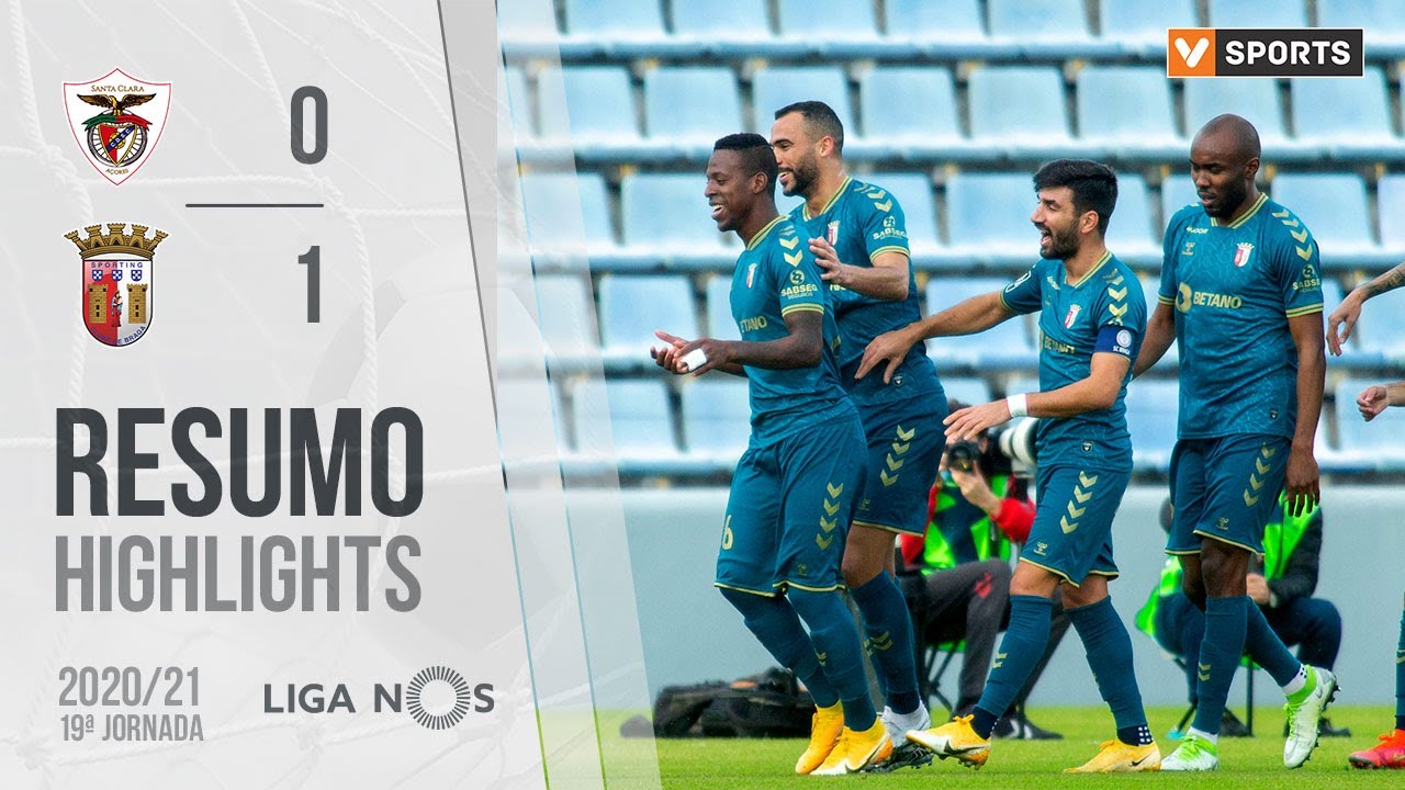 Highlights | Resumo: Santa Clara 1-1 SC Braga (Liga 21/22 #7)