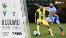 Highlights | Resumo: Tondela 1-2 Estoril Praia (Liga 21/22 #5)