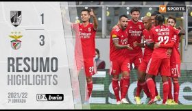 Highlights | Resumo: Vitória SC 1-3 Benfica (Liga 21/22 #7)