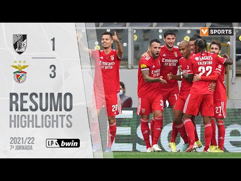 Highlights | Resumo: Vitória SC 1-3 Benfica (Liga 21/22 #7)