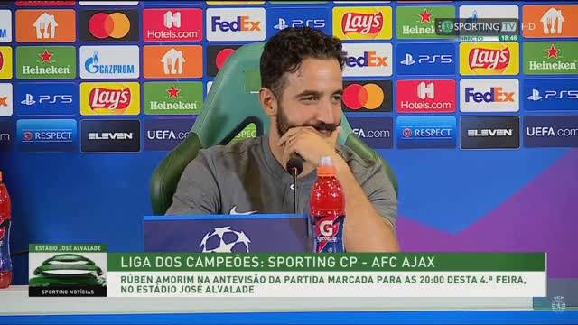 Vídeo: Amorim aponta o objetivo do Sporting nesta Champions