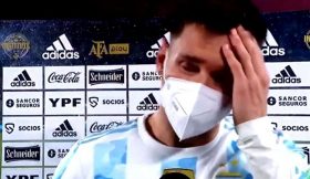 Vídeo: Messi em lágrimas