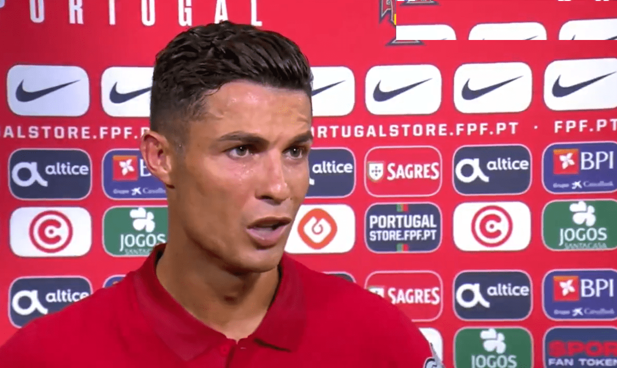 Vídeo: Ronaldo pede desculpa a Fernando Santos, assume que queria muito bater o recorde e diz que ainda quer jogar mais 4-5 anos