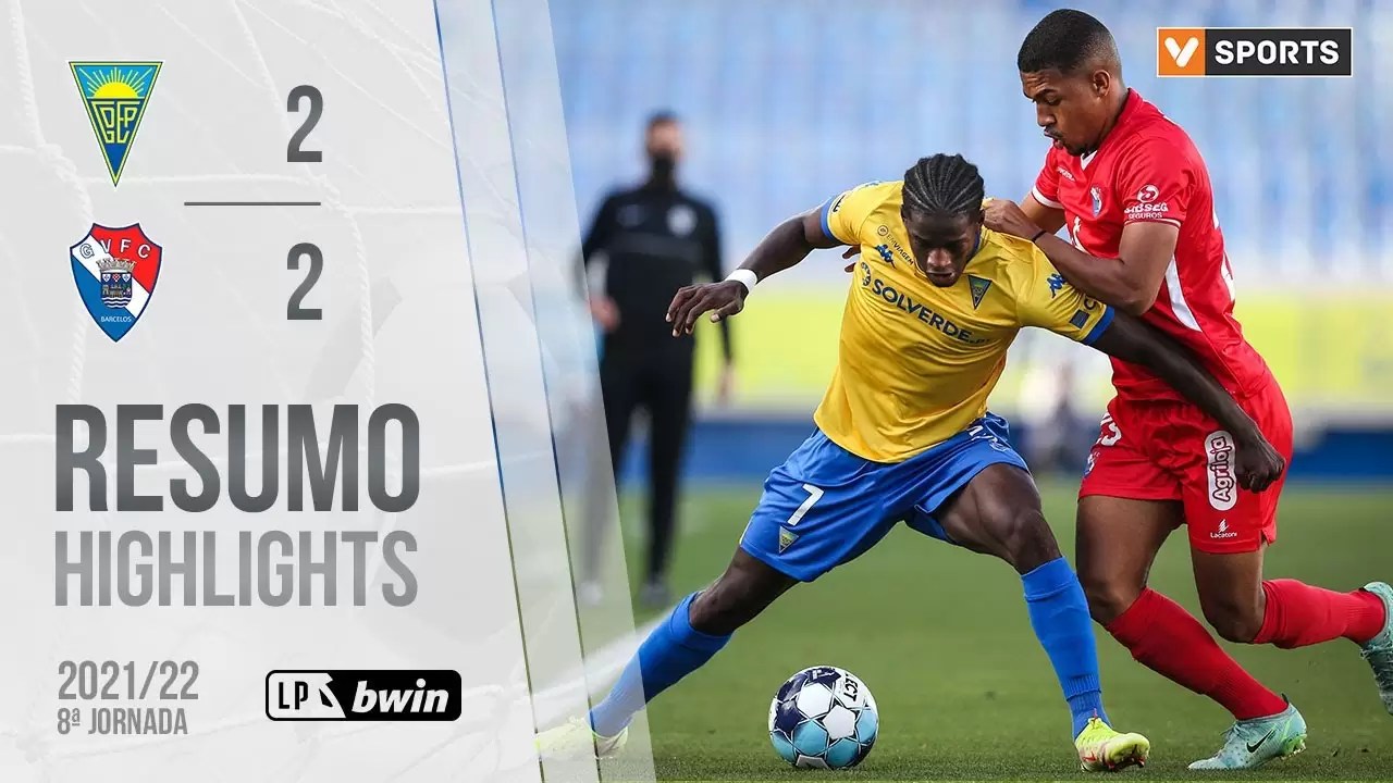 Highlights | Resumo: Estoril Praia 2-2 Gil Vicente (Liga 21/22 #8)