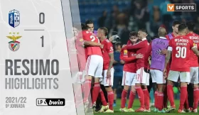 Highlights | Resumo: FC Vizela 0-1 Benfica (Liga 21/22 #9)