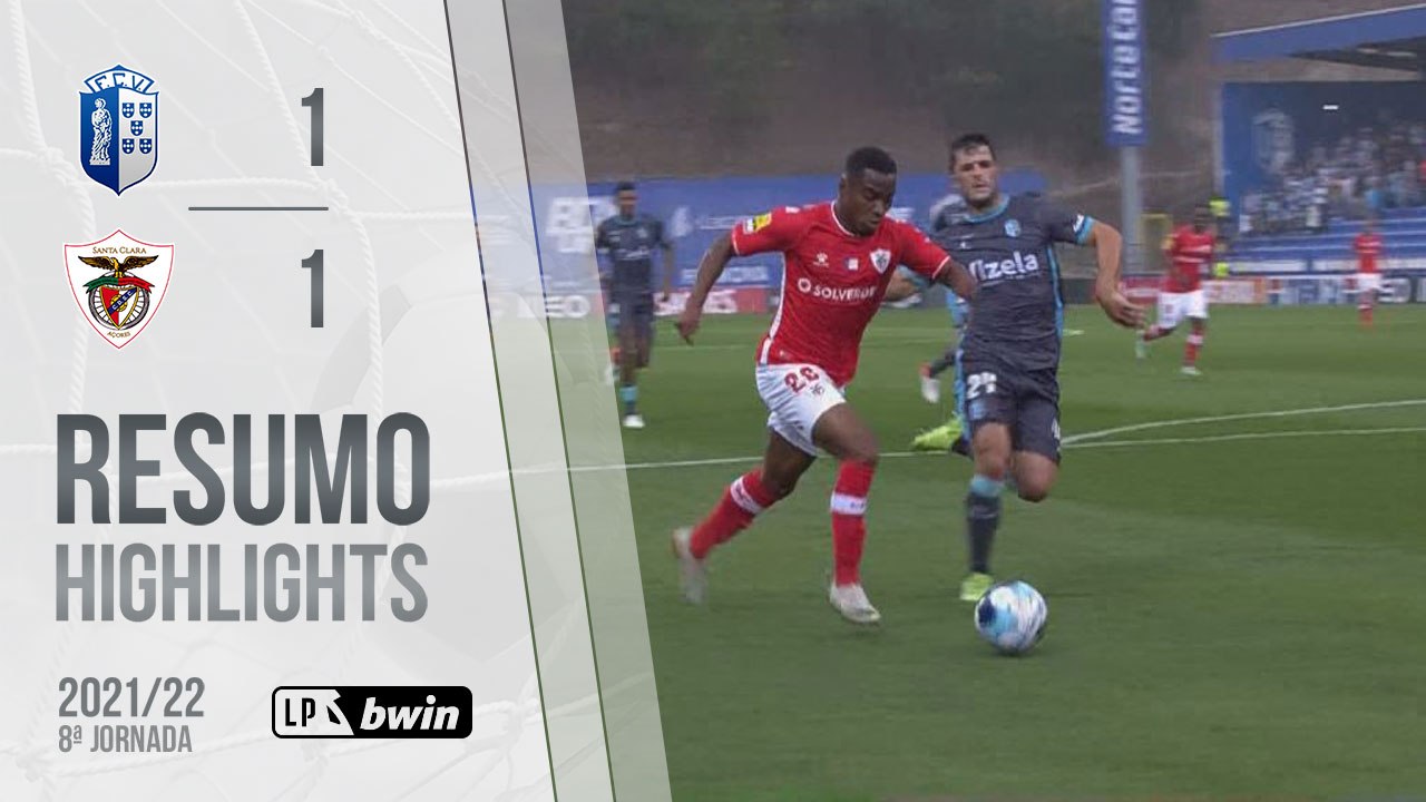 Highlights | Resumo: FC Vizela 1-1 Santa Clara (Liga 21/22 #8)