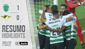 Highlights | Resumo: Sporting 1-0 Moreirense (Liga 21/22 #9)