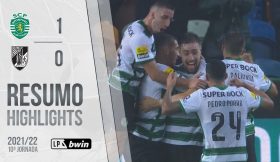 Highlights | Resumo: Sporting 1-0 Vitória SC (Liga 21/22 #10)