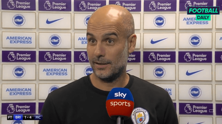 Vídeo: A resposta de Guardiola que está a dar que falar…