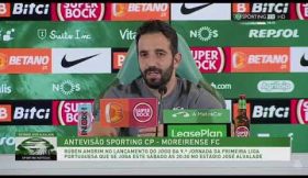 Vídeo: Amorim fala sobre os laterais esquerdos do Sporting