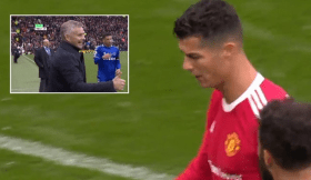 Vídeo: Ronaldo furioso no final do Man Utd-Everton