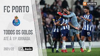 FC Porto: Golos até à 11.ª jornada (Liga 2021/2022)