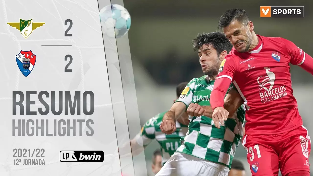 Highlights | Resumo: Moreirense 2-2 Gil Vicente (Liga 21/22 #12)