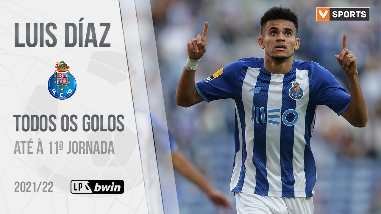 Luis Díaz (FC Porto): Golos até à 11.ª jornada (Liga 2021/2022)