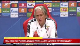 Vídeo: Jesus admite que para o Benfica contam é os jogos com o Barça e D. Kiev e diz que dificilmente Radonjic será lateral contra o Bayern