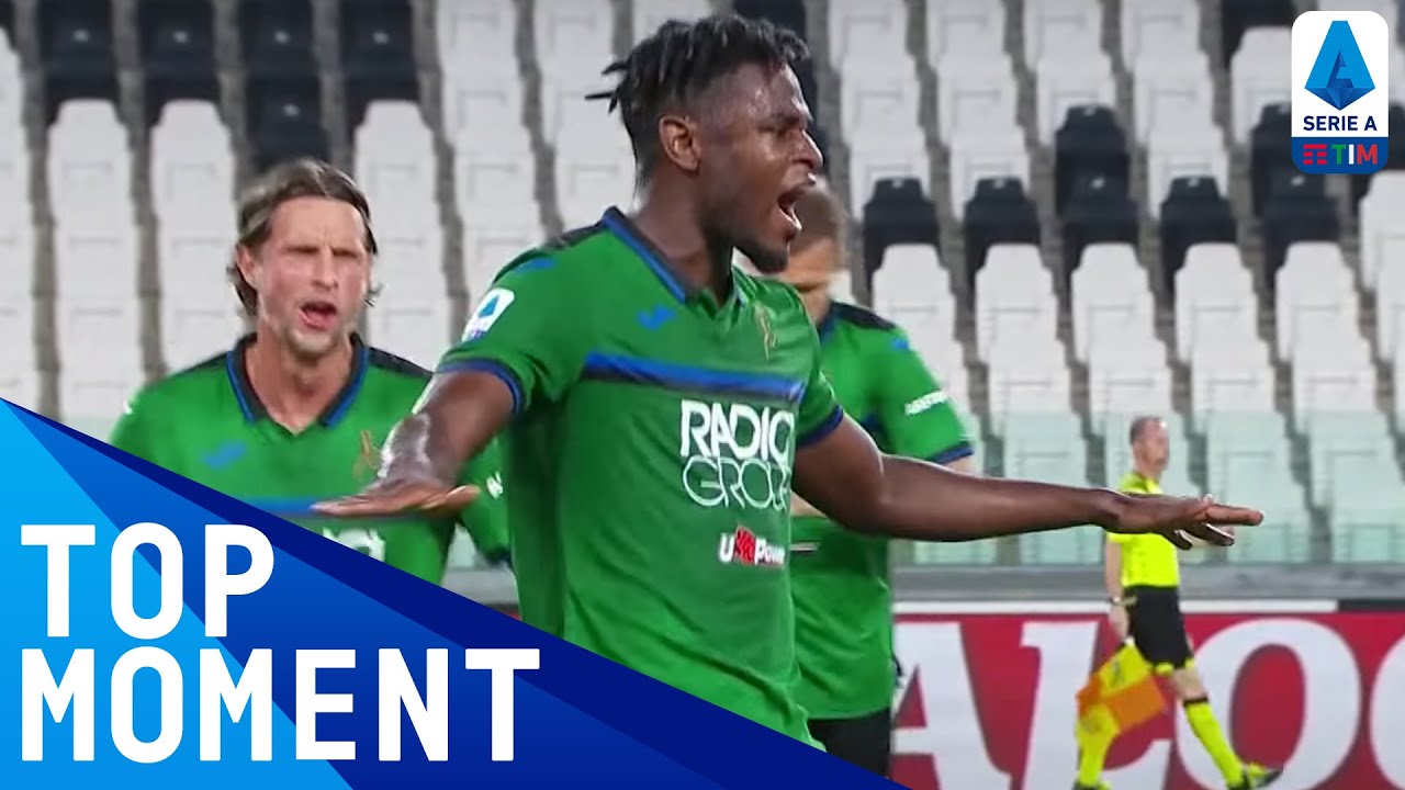 Vídeo: O golaço de Zapata que garantiu o primeiro triunfo da Atalanta no terreno da Juventus deste 1989