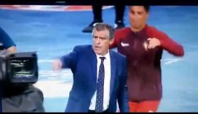 Vídeo: Ronaldo não escondeu o incómodo com Fernando Santos