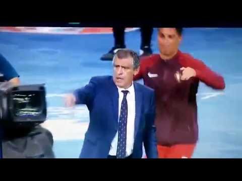 Vídeo: Ronaldo não escondeu o incómodo com Fernando Santos