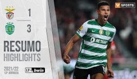 Highlights | Resumo: Benfica 1-3 Sporting (Liga 21/22 #13)