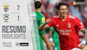 Highlights | Resumo: Benfica 7-1 Marítimo (Liga 21/22 #15)