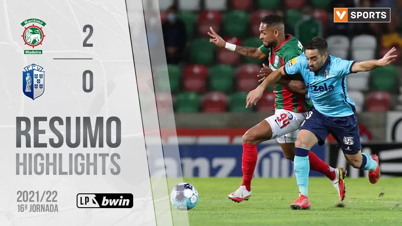 Highlights | Resumo: Marítimo 2-0 FC Vizela (Liga 21/22 #16)