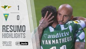 Highlights | Resumo: Moreirense 1-0 Estoril Praia (Liga 21/22 #16)