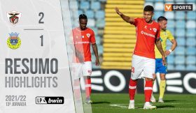 Highlights | Resumo: Santa Clara 2-1 FC Arouca (Liga 21/22 #13)