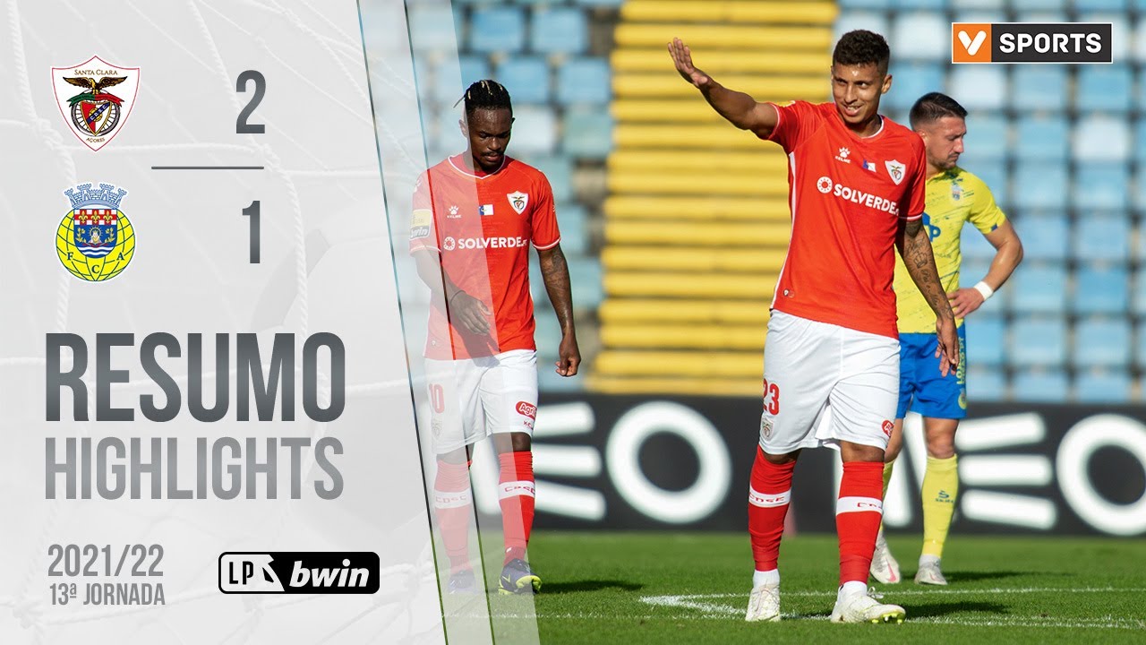 Highlights | Resumo: Santa Clara 2-1 FC Arouca (Liga 21/22 #13)