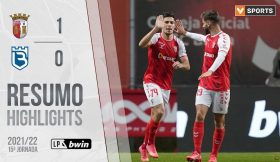 Highlights | Resumo: SC Braga 1-0 Belenenses SAD (Liga 21/22 #15)