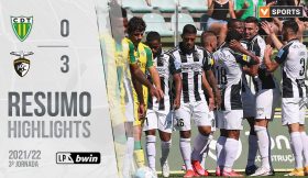 Highlights | Resumo: Sporting 3-2 Portimonense (Liga 21/22 #16)