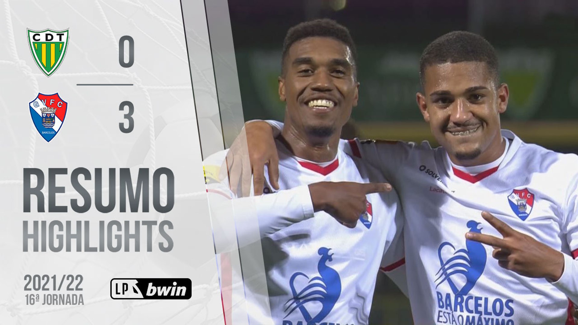 Highlights | Resumo: Tondela 0-3 Gil Vicente (Liga 21/22 #16)