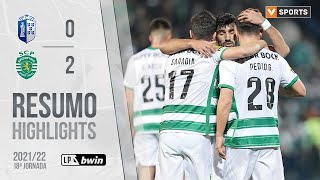 Highlights | Resumo: FC Vizela 0-2 Sporting (Liga 21/22 #18)