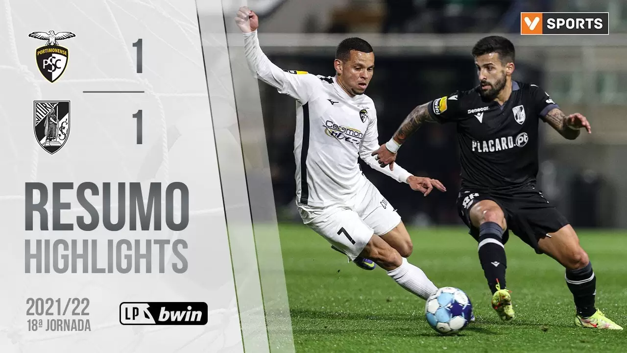 Highlights | Resumo: Portimonense 1-1 Vitória SC (Liga 21/22 #18)