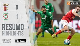 Highlights | Resumo: SC Braga 0-1 Marítimo (Liga 21/22 #18)