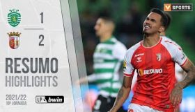 Highlights | Resumo: Sporting 1-2 SC Braga (Liga 21/22 #19)