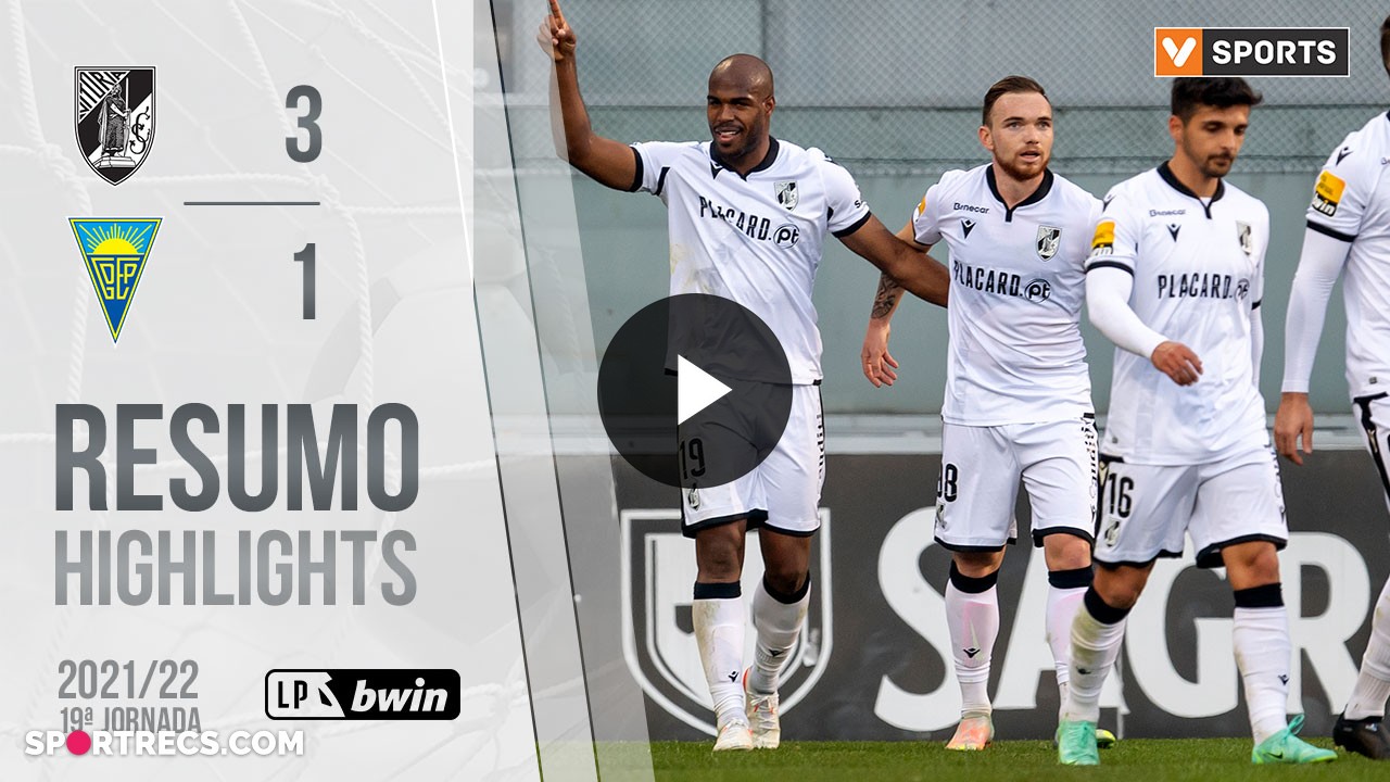 Highlights | Resumo: Vitória SC 3-1 Estoril Praia (Liga 21/22 #19)