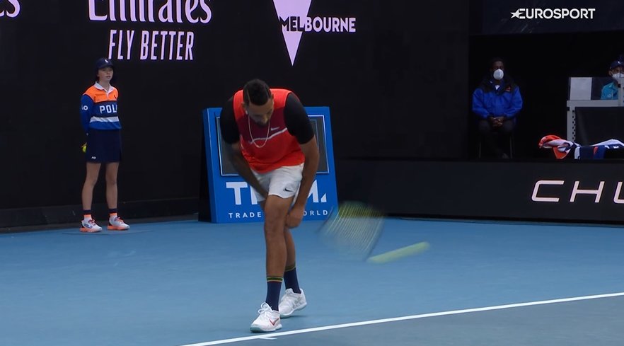 Vídeo: Kyrgios volta a fazer das suas