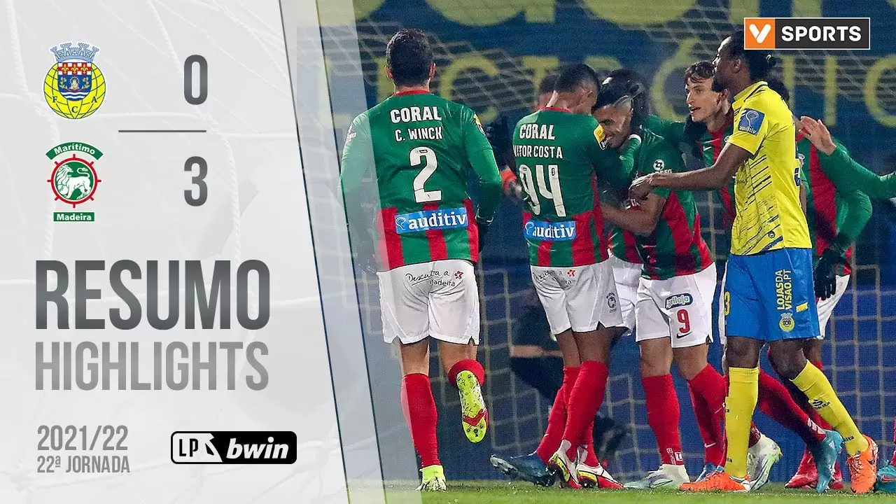 Highlights | Resumo: FC Arouca 0-3 Marítimo (Liga 21/22 #22)