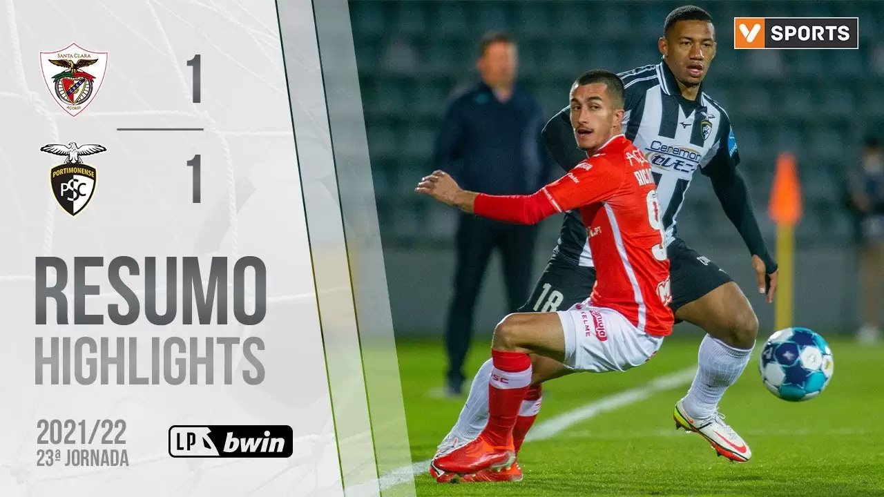 Highlights | Resumo: Santa Clara 1-1 Portimonense (Liga 21/22 #23)