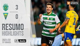 Highlights | Resumo: Sporting 3-0 Estoril Praia (Liga 21/22 #23)