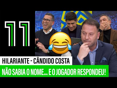 HILARIANTE: Cândido Costa e o autógrafo à entrada do Canal 11!