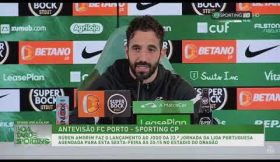 Vídeo: «Vamos tentar levar o jogo de acordo com o jogador que está lá. Se calhar não é tão bom no um para um como o Porro, mas talvez seja melhor noutros aspetos»