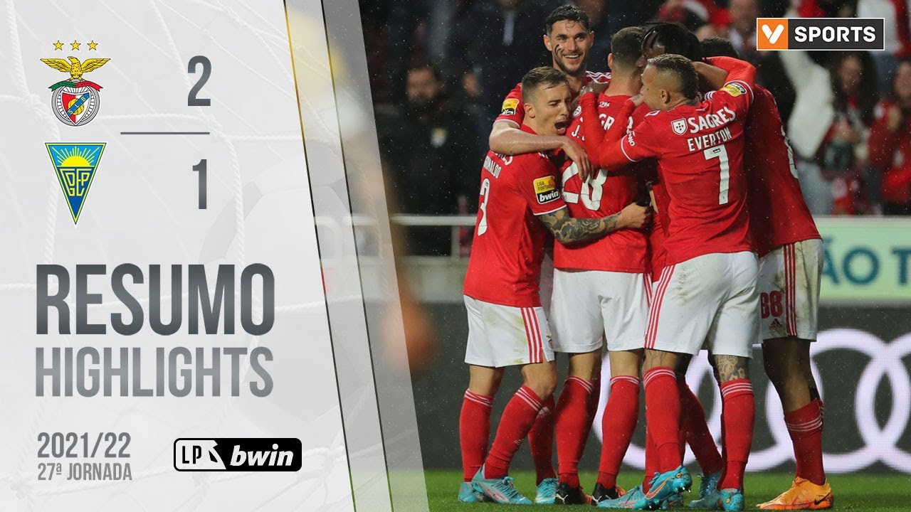 Highlights | Resumo: Benfica 2-1 Estoril Praia (Liga 21/22 #27)