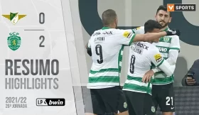 Highlights | Resumo: Moreirense 0-2 Sporting (Liga 21/22 #26)