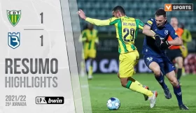 Highlights | Resumo: Tondela 1-1 Belenenses SAD (Liga 21/22 #25)